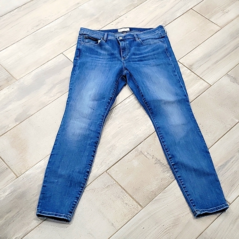 Gap true skinny blue jean size 32R #12